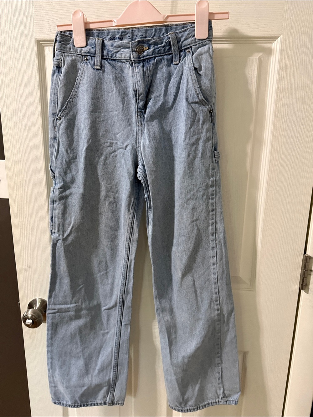 6 pairs of boys old navy jeans